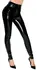 Black Level Vinilne pantalone XL - Sjajne 5-džepne uskog kroja, Crne