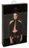 Noir Ručno Rađen Bolero od Tila XL - Prozirni Crni Ogrtač sa Halter Kragnom