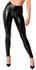 Noir Powerwetlook helanke Orgia Chimera L visoki struk crna