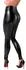 Noir Powerwetlook helanke Orgia Chimera L visoki struk crna