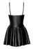 Noir Handmade Libido cev haljina S - Powerwetlook crna mini haljina