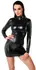 Noir Handmade Orgia Chimera Powerwetlook mini haljina crna M
