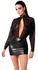 Noir Handmade Orgia haljina XL – Til i Powerwetlook, crna, slep miš rukavi