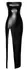 Noir Handmade Orgia duga Powerwetlook haljina XL, crna, bez naramenica