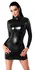 Noir Orgia Exclusive Powerwetlook Long Sleeve Dress Black M