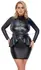 Cottelli Bondage Haljina 2XL Crna – Mat Izgled, Podesive Trake