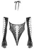 Cottelli FANTASY Crni Tigrasti Bodysuit i Duge Rukavice Set S-L