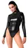 Noir Orgia Exclusive Bodysuit Black Powerwetlook Long Sleeve XL