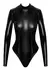 Noir Handmade Orgia Exclusive Black Powerwetlook Bodysuit M, Long Sleeve
