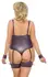 Cottelli Bondage Body XL Mat Ljubičasti Podesive Trake i Stege