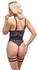 Cottelli Lingerie Čipkasti Bodi L Crna sa Podesivim Somotnim Kajiševima