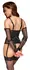 Cottelli Collection Basque Set M - Mat Izgled i Mreža, Podesivi Kajiševi