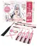 Liebe Seele Vivid Sakura 8-Piece Bondage Set Glossy Pink Gold Details