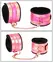 Liebe Seele Vivid Sakura 8-Piece Bondage Set Glossy Pink Gold Details