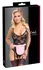 Cottelli Costumes Sobarica Body L Crna Čipka Podesivi Set sa Podvezicama