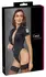 Cottelli COSTUMES Police Body M - Crni vetluk bodi sa kaišem