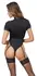Cottelli COSTUMES Police Body M - Crni vetluk bodi sa kaišem