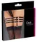 Cottelli Accessories Trostruko podesive podvezice sa kristalima S/M