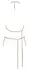 Cottelli Body Chain Gold - Podesivi dvodelni metalni aksesoar