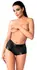 Noir Orgia Mysteria Powerwetlook kratke pantalone XL, crne, rastegljive