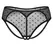 Obsessive Nuites Open Design Black Panties S/M - Sheer Dot Pattern