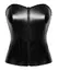 Noir Orgia Exclusive Korzet Top L Crni Wetlook Podesive Naramenice