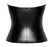 Noir Orgia Exclusive Korzet Top L Crni Wetlook Podesive Naramenice