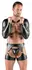 Svenjoyment Bondage Set L - 3-Delni Mat Crni Harness Odeća