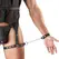 Svenjoyment Bondage Set M - Crni Mrežasti Pojas i Jockstrap Komplet
