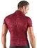 Svenjoyment Men’s Shirt XL Dark Red Floral Lace, Stretchy, Buttoned