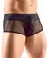 Svenjoyment Muške crne pantalone sa mrežom i mikrofiberom, veličina L, prozračan dizajn