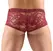 Svenjoyment Men's Lace Pants XL Dark Red Floral Stretch Fit