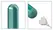 JimmyJane Mini Chroma Teal - Compact Intimate Device, 10 Modes, Waterproof