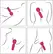 JimmyJane Exona Body Wand Massager, Flexible Silicone Head, USB Rechargeable