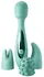 JimmyJane Canna Multifunctional Massage Wand with 3 Attachments, Black