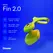 Dame Fin 2.0 Citrus - Kompaktni Intimni Uređaj za Prste, Vodootporan, USB-C