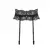 Obsessive Nutris Crni Lace Pojas za Podvezice M/L - Podesiv, Elegantan Dizajn
