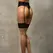 Obsessive Nutris Stockings Black Lace Accent M/L