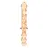 Nobu Honey Dual Wand Orange Glass Double-Ended Massager 21 cm