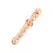 Nobu Honey Dual Wand Orange Glass Double-Ended Massager 21 cm