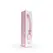 Nobu Rose Slider Pink Glass Intimate Device - Curved, Hypoallergenic, 19cm