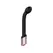 Nobu Gaya Black - Long-Reach Curved Vibrating Massager, 10 Modes