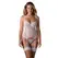Obsessive Alissium Korset Set Beli XL/2XL Podesivi Čipkasti Dizajn