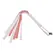 Sportsheets S&M Peaches n CreaMe Striped Flogger Krema-Narandžasta 32in
