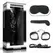 Lovetoy Deluxe 4-Piece Bondage Set with Vibrating Accessory, Black