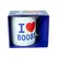 I Love Boobs Šolja Bela 400 ml - Humoristična Štampana Keramička Šolja, Bezbedna za Mašinu za Sudove
