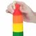 Lovetoy Prider Silicone Rainbow Model with Suction Cup 19.5cm