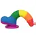 Lovetoy Prider Silicone Rainbow Model with Suction Cup 19.5cm