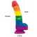 Lovetoy Prider Silicone Rainbow Model 20.5 cm with Suction Base
