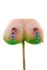 Sweet Lollipop Bust Candy 125g - Handmade Unique Patterns, 16x9x4 cm